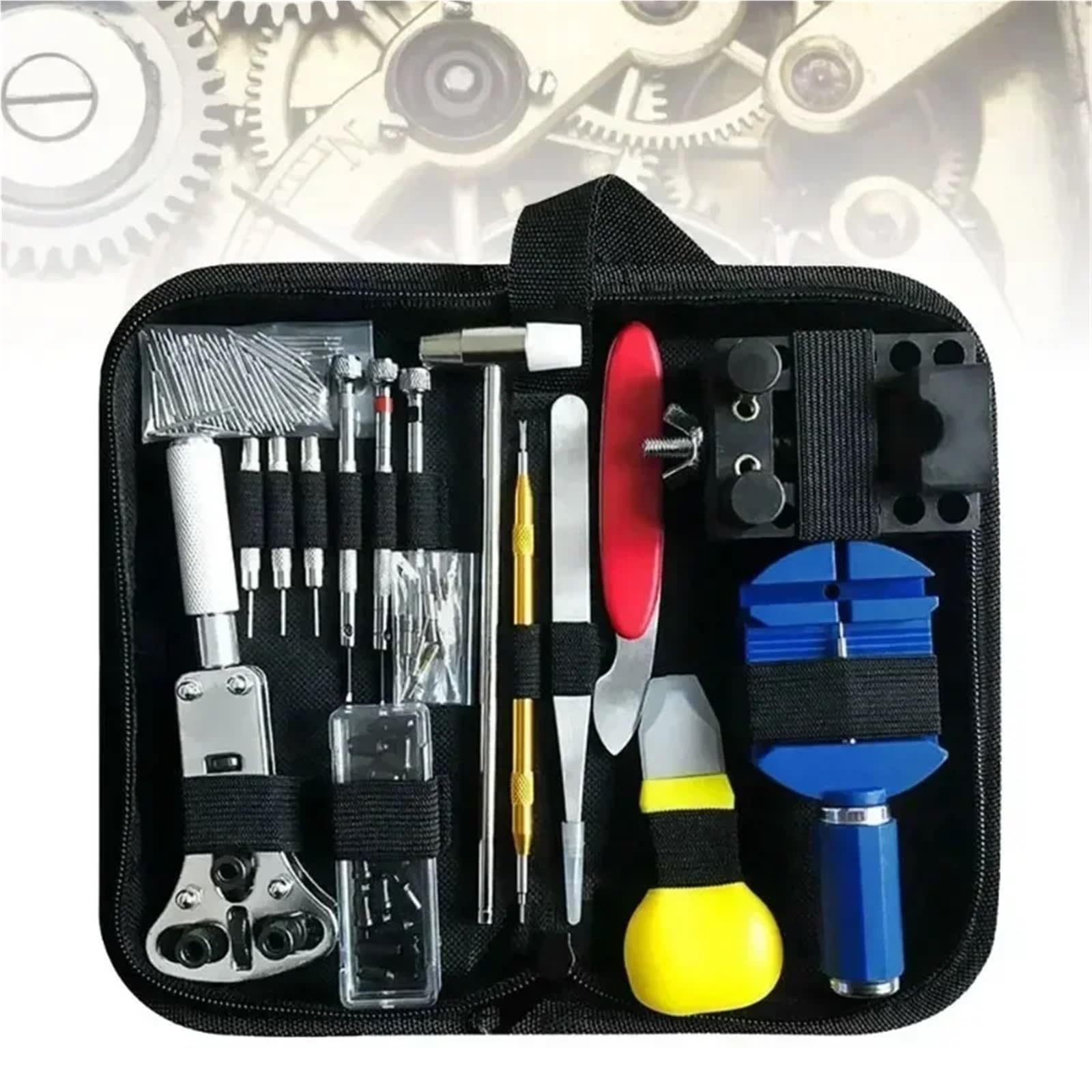 Kit De ReparacióN De Relojes 147 unids/set de herramientas for reparar relojes, mantenimiento de relojes, ajuste de correas de reloj, reemplazo de baterías, desmontaje e instalación Para ReparacióN De