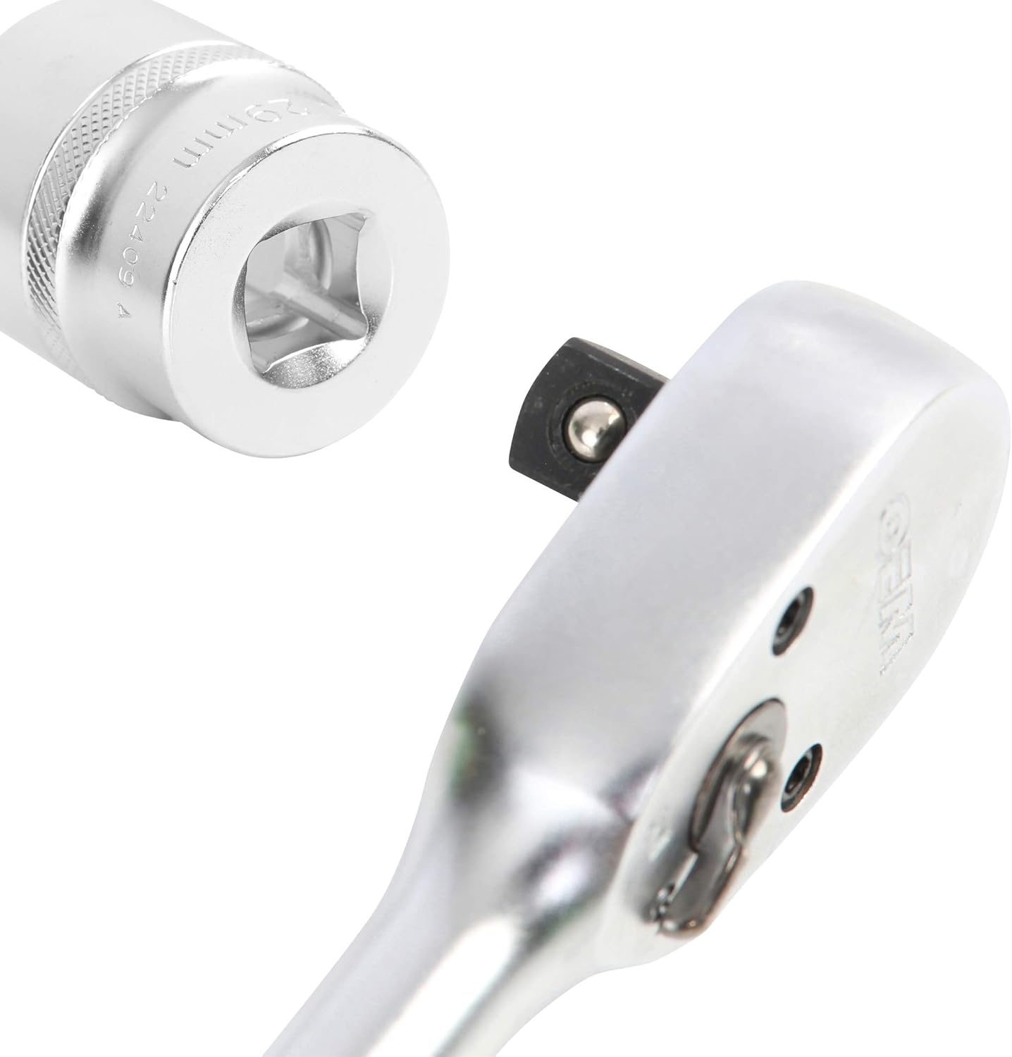 OEMTOOLS 22962 22-Piece SAE Socket Set, SAE Deep Sockets, SAE Shallow Sockets, Mechanical Socket Set, 3/8 Drive Socket Set