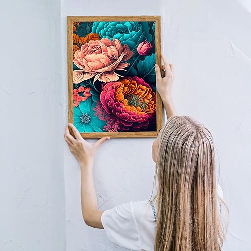 Miniatura 6 de MOGTAA Kits de pintura de diamantes 5D para adultos, kit de pintura de diamantes de flores de taladro completo para niños principiantes, kits de