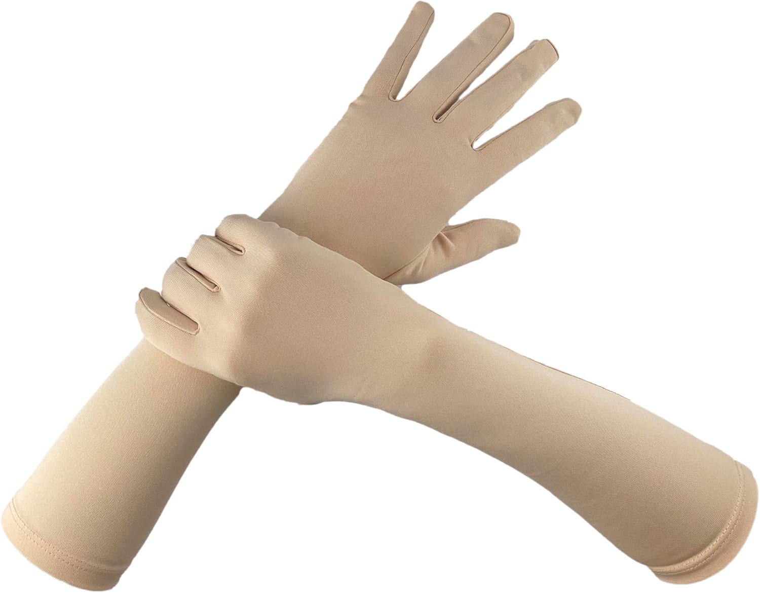 Women's and Men's Spandex Costume Gloves 15" Elbow Length Halloween Cosplay Party Gloves - Image 2