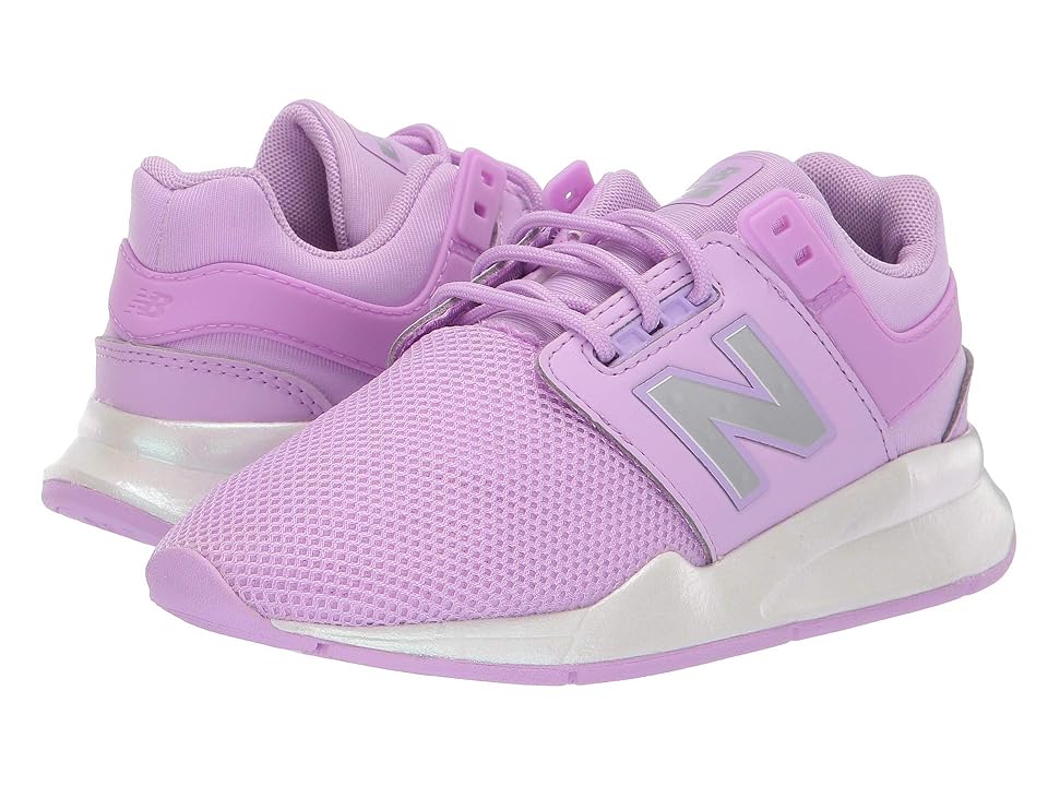 

New Balance Kids PS247v2 (Little Kid) (Dark Violet/White) Girls Shoes, Purple