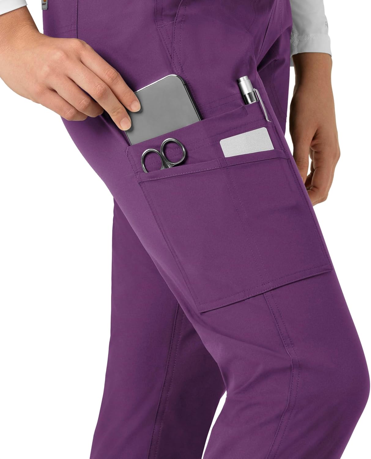 Carhartt Scrubs for Women, Force Essentials, Joggers Pants with Drawstring and 7 Pockets - Image 7