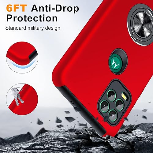 Miniatura 6 de JAME Funda protectora para Moto G Stylus 5G 2021, funda protectora para Moto G Stylus 5G 2021 con soporte, funda delgada y suave a prueba de golpes