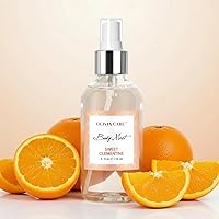 Vista 2 de Olivia Care Spray corporal hecho con aroma natural de clementina dulce, refrescante, calmante, refrescante e hidratante, elimina el olor con aroma