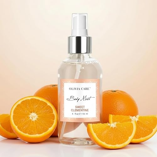 Miniatura 2 de Olivia Care Spray corporal hecho con aroma natural de clementina dulce, refrescante, calmante, refrescante e hidratante, elimina el olor con aroma