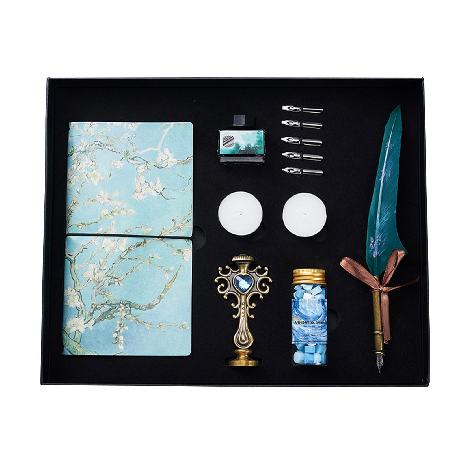 PANGBOER Antikes Dip-Stift und Tinten, Vintage-Siegelstempel, Scrapbooking-Zubehör für Studenten, Hobbyisten, dekorativ