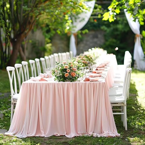 Miniatura 122 de Paquete de 2 manteles rectangulares blancos, lavables y elásticos para mesas de 6 pies, sin arrugas y reutilizables, ideales para fiestas