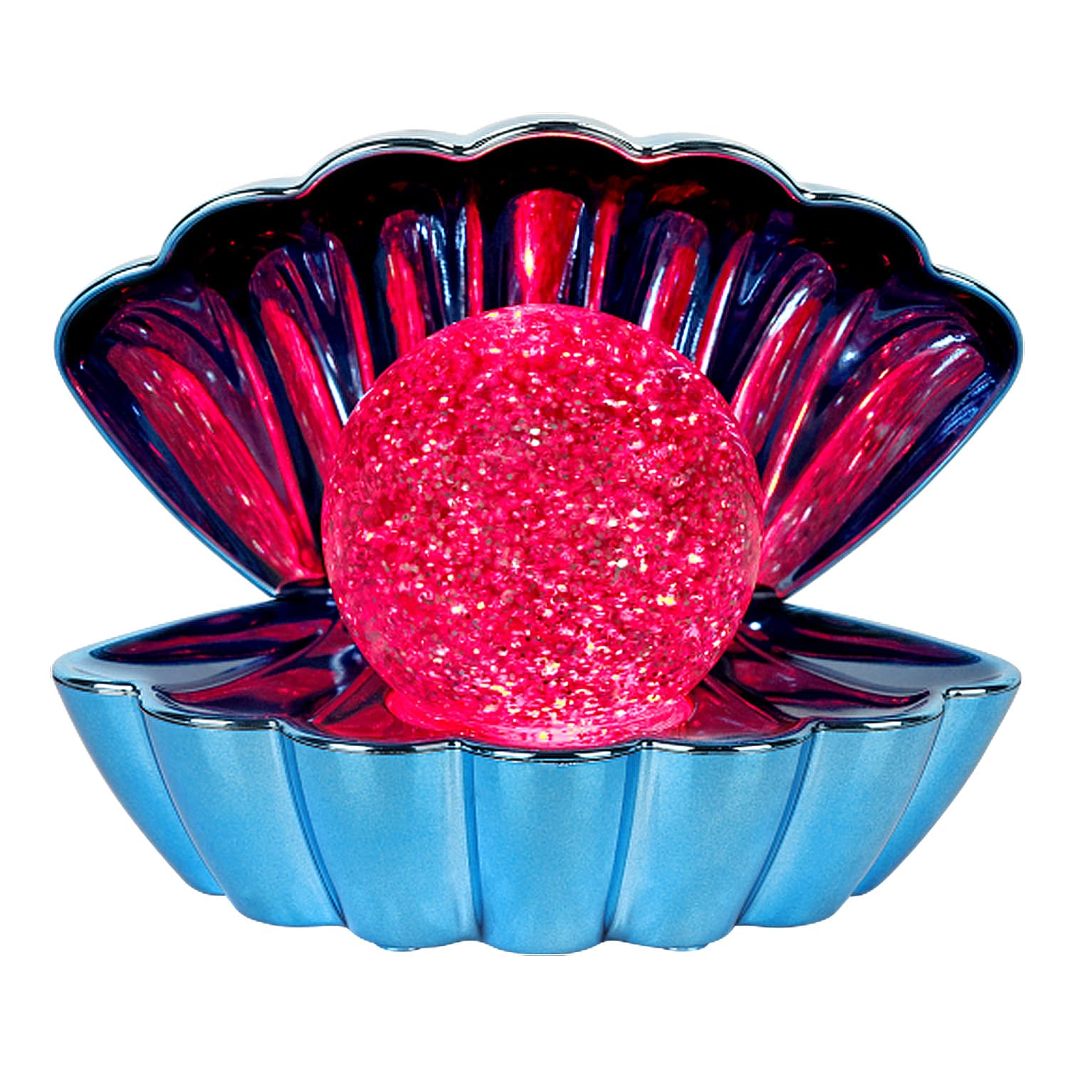 Sense Aroma Multicolour Sea Shell Lamp Pearl Metallic Blue Night Mood Light Clam Led Colour Changing