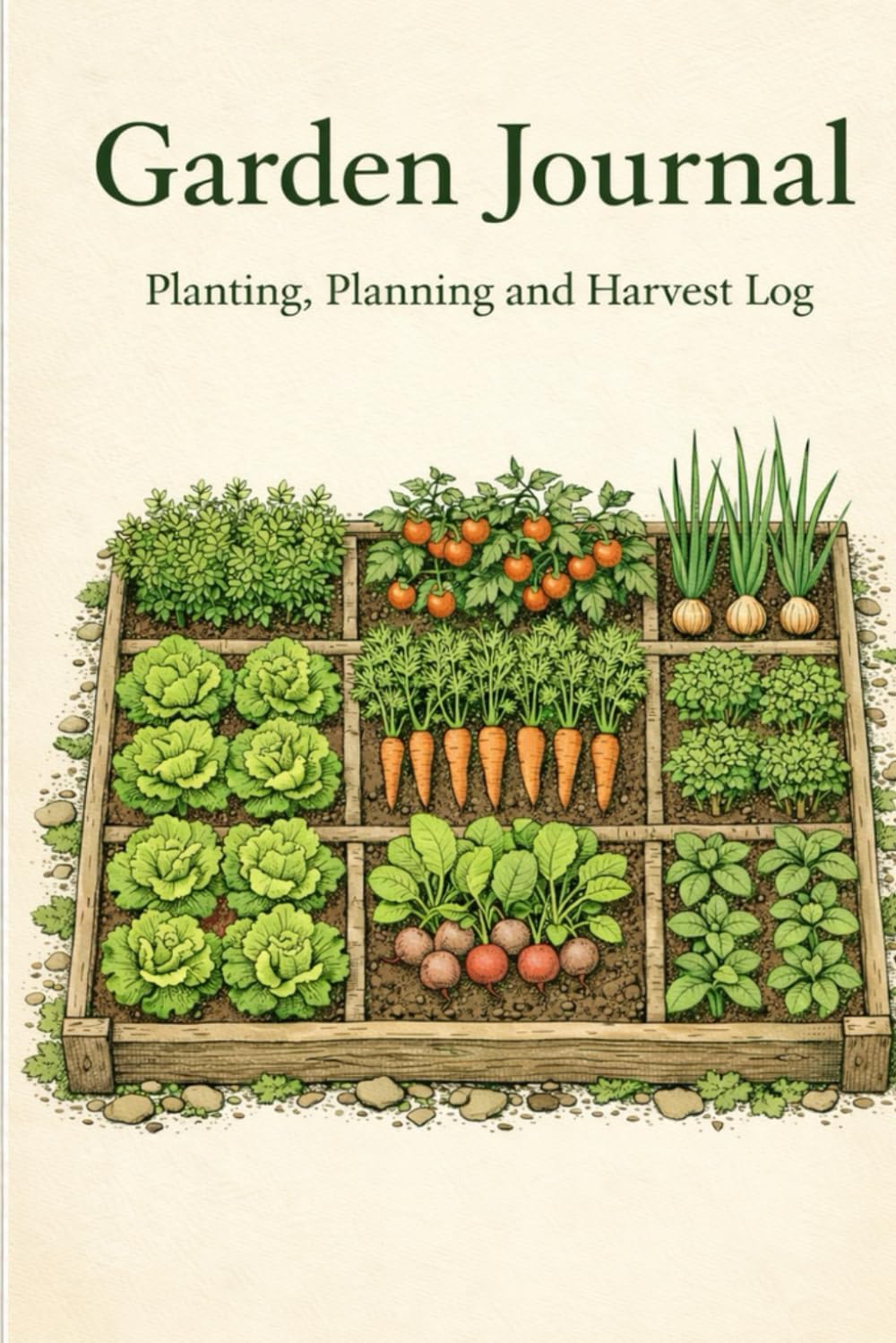 Garden Journal Planting Planner, Garden Log and Seasonal Tracker: A Practical Gardening Notebook for Planning, Tracking, and Reviewing Your Garden Year