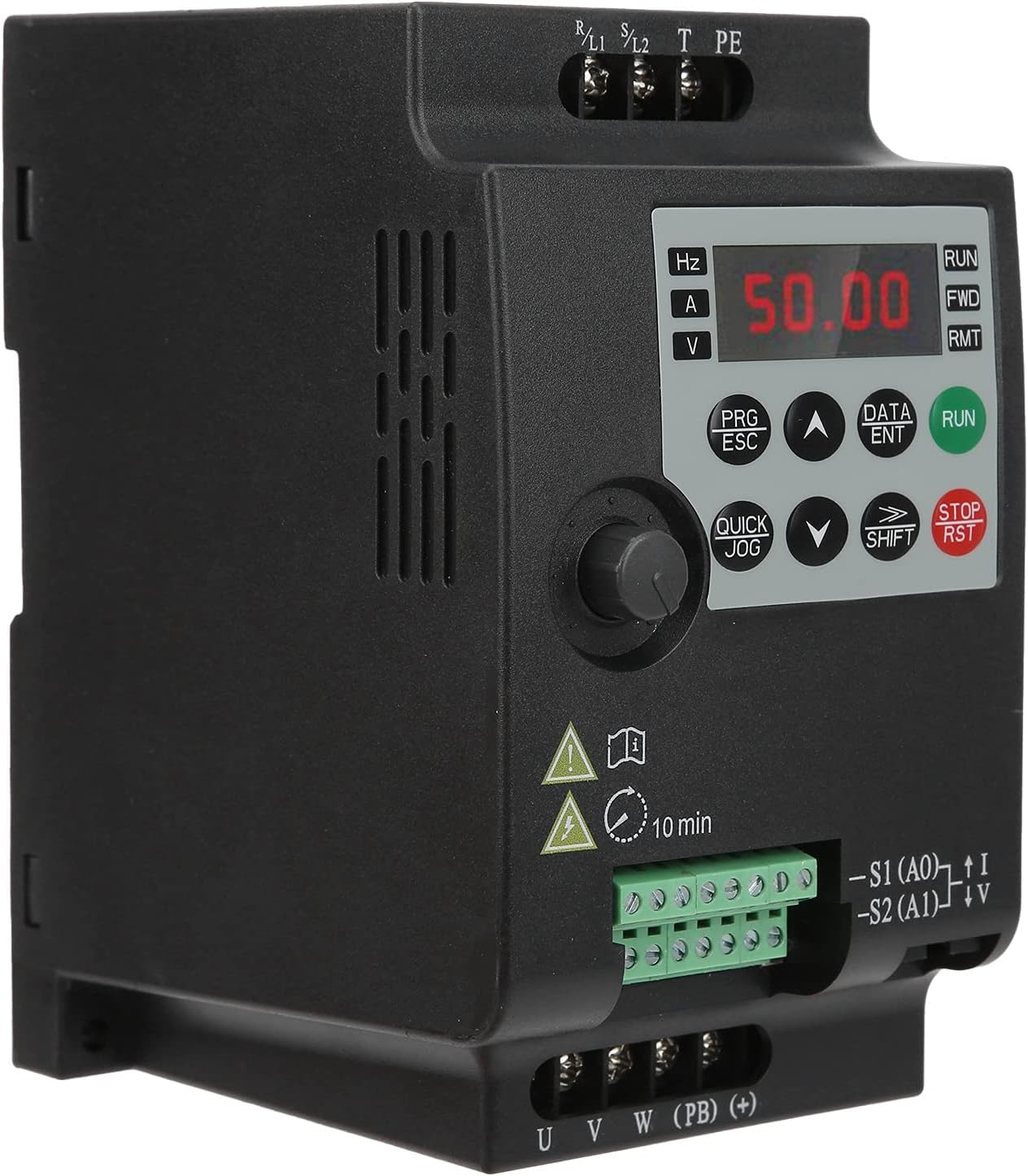 Vector Frequency Converter, 3Phase AC380480V, V F Control, PID Automatic Adjustment - Reliable Performance, Multiple Protection Functions, Easy Operation for Industrial Use (SC100-2R2G-4TB