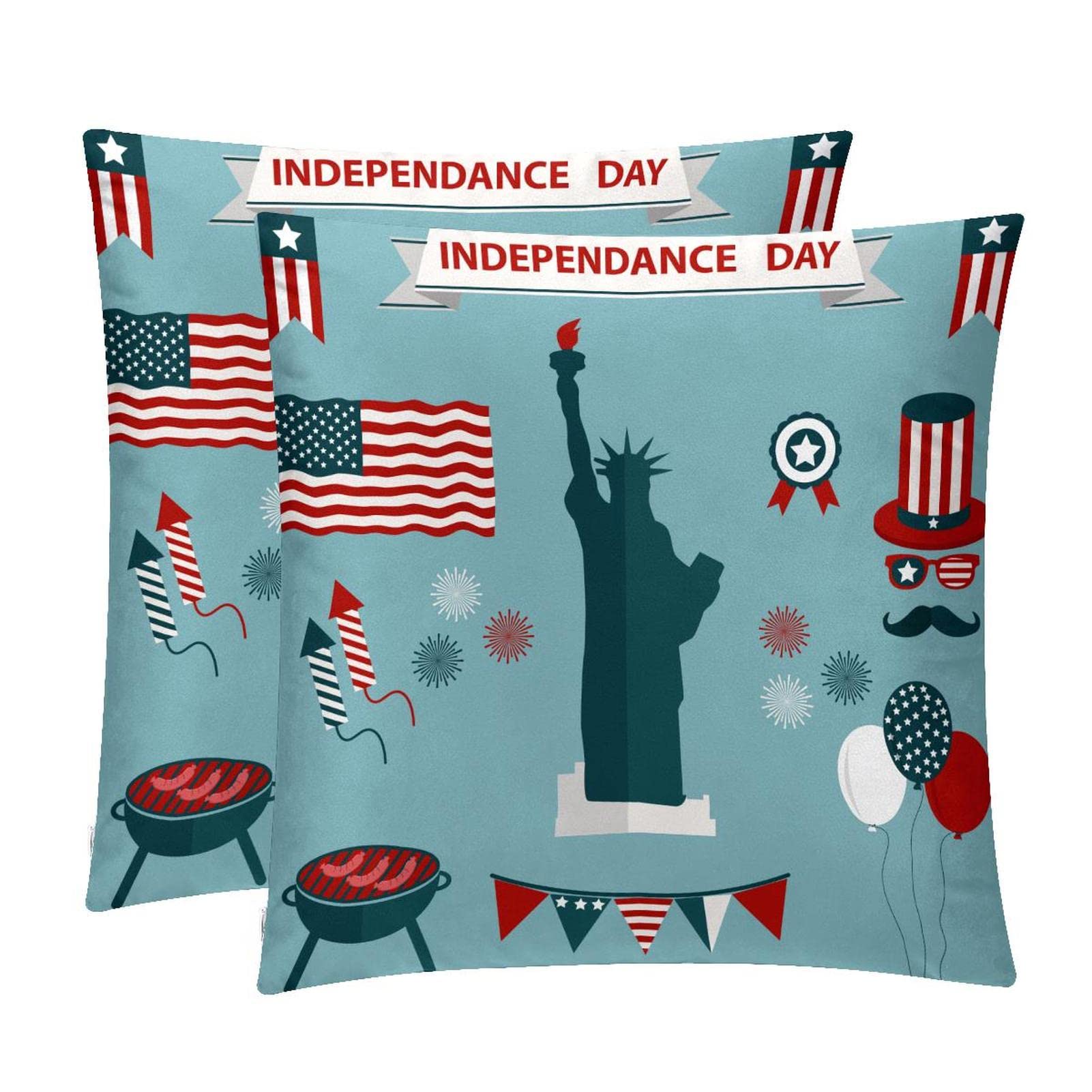 Housses de coussin lombaire douces pour célébrer le style américain
