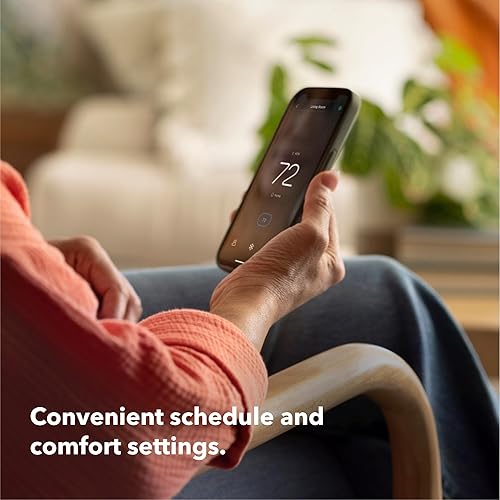 Miniatura 18 de ecobee Smart Thermostat Essential - Termostato Wi-Fi programable certificado Energy Star - Funciona con Siri, Alexa y Google Assistant