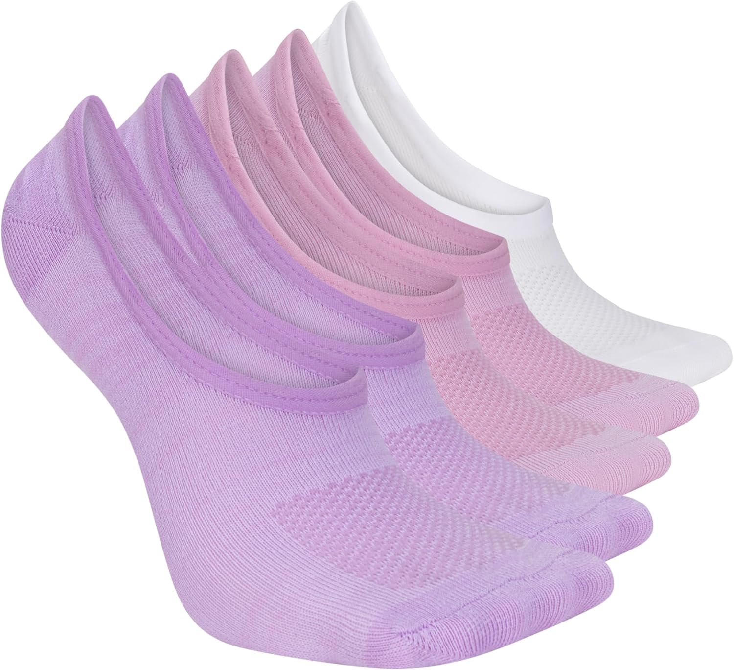 Skechers Women's Slip-ins 5-Pack Performance No Show Liners, Lightweight & Breathable Mesh