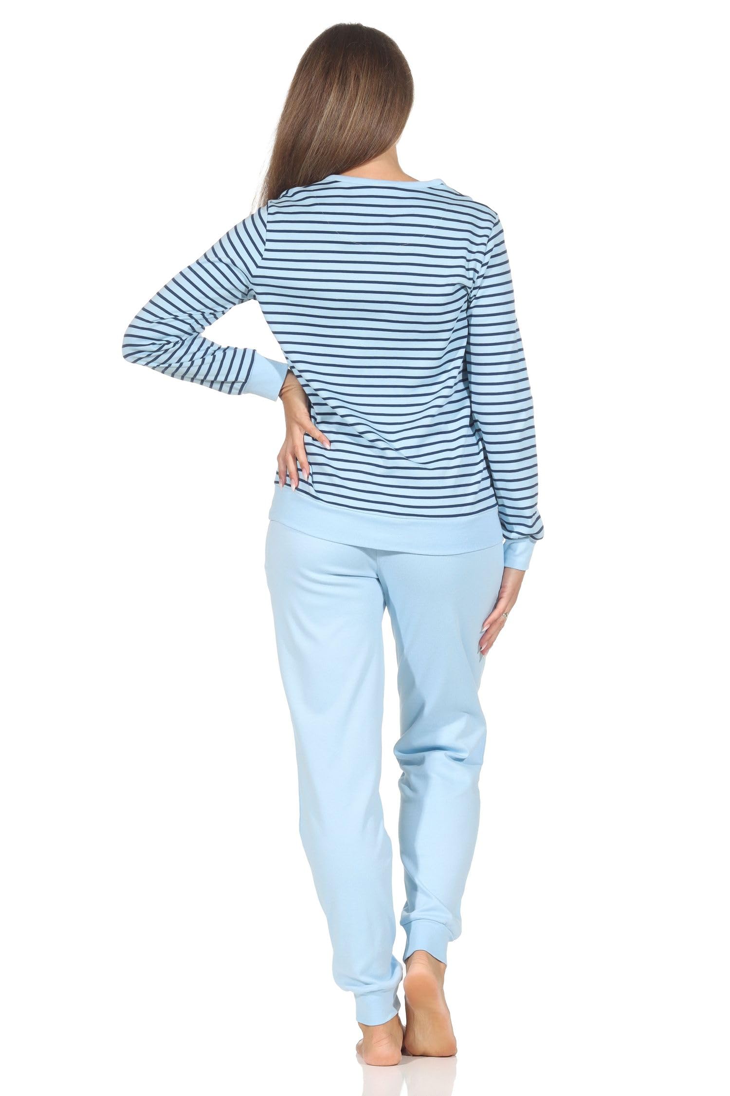 Normann Pyjama pour femme en qualité Interlock douillet, également en grandes tailles