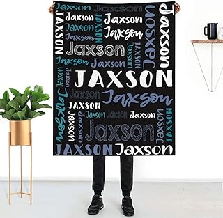WTCWY Custom Baby Blankets for Girls Boys with Name Personalized Baby Blankets with Name Personalized Blankets for Kids Personalized Baby Items Personalized Baby Girl Boy Gifts