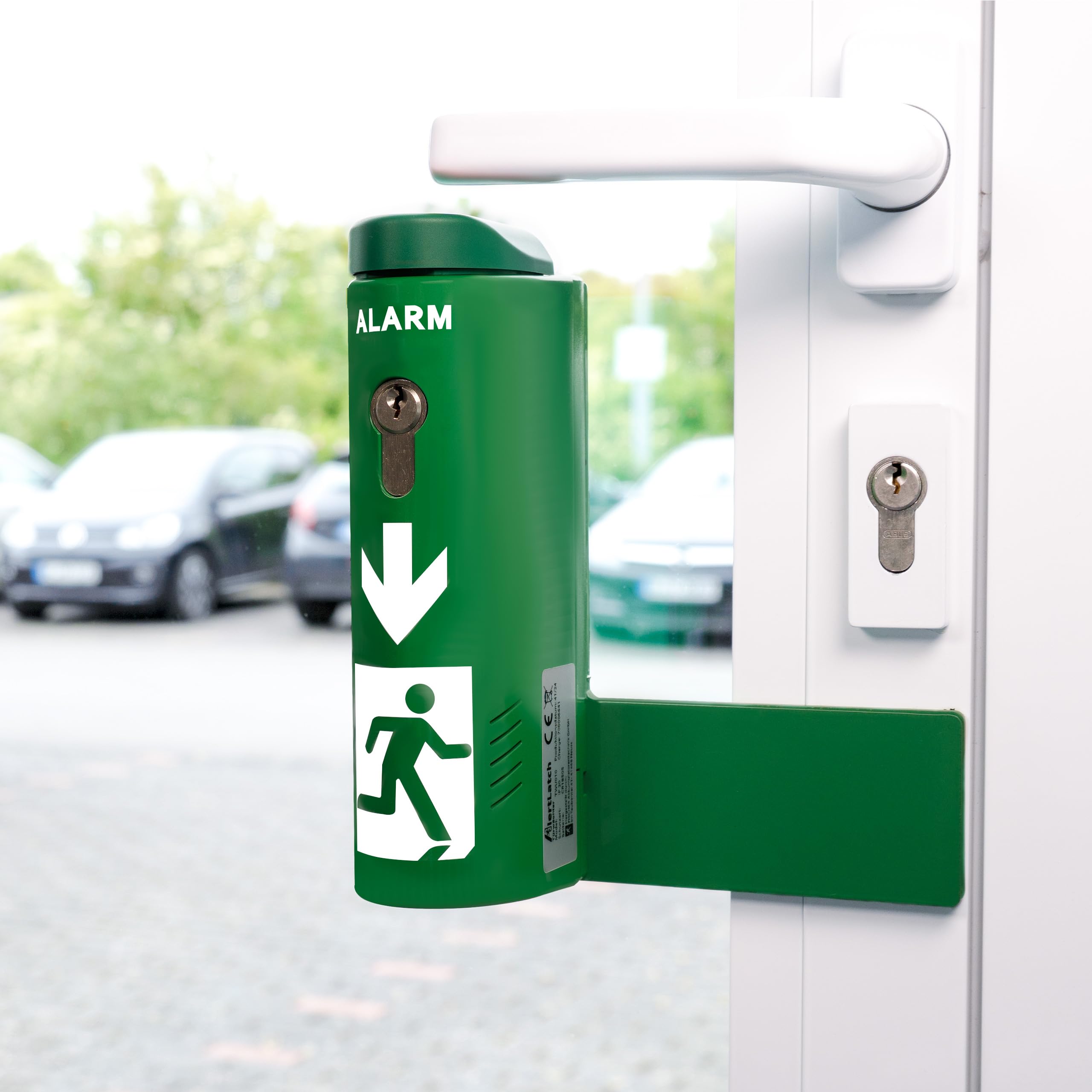 Einhand - Türwächter Basic - ohne Voralarm (Gleichschließender Zylinder)