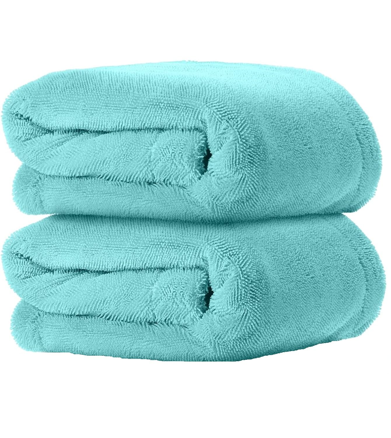 Auto Hub Microfiber Cloth for Car Cleaning, 1200 GSM Twisted Loop, Double Sided, Super Absorbent Towel, Edgeless Design with Plush Pile, Thick & Lint Free, Car Cleaning Cloth (40CM x 40CM, 2 Pc) (B0CQFVXRKZ) Amazon Price History, Amazon Price Tracker