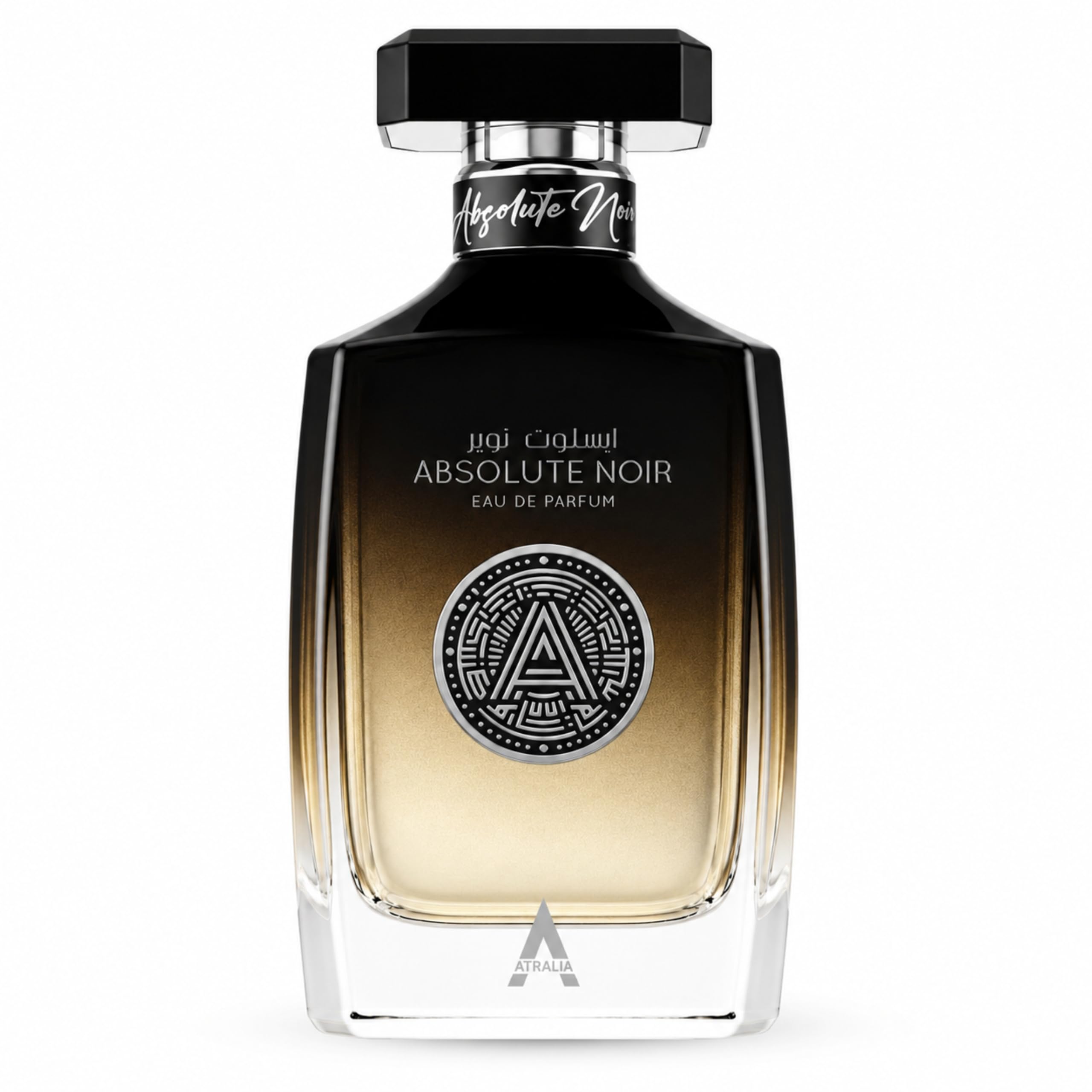 Atralia Absolute Noir Eau de Parfum 100ml – Fresh Citrus Woody Fragrance | Fresh Citrus Woody – Juicy Pineapple, Ambroxan, Leather & Vetiver