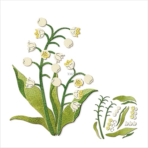 Miniatura 5 de Shadow Lotus - Troqueles de corte de metal de hoja de loto para hacer tarjetas, kit de troqueles en relieve de papel, suministros de bolsillos de