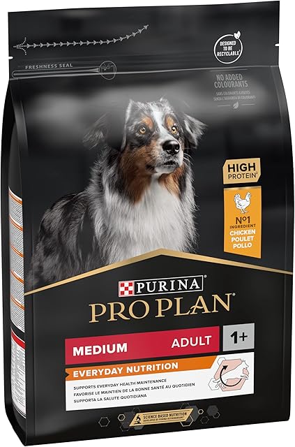 PRO PLAN Medium Adult Dry Dog Food Chicken 3kg