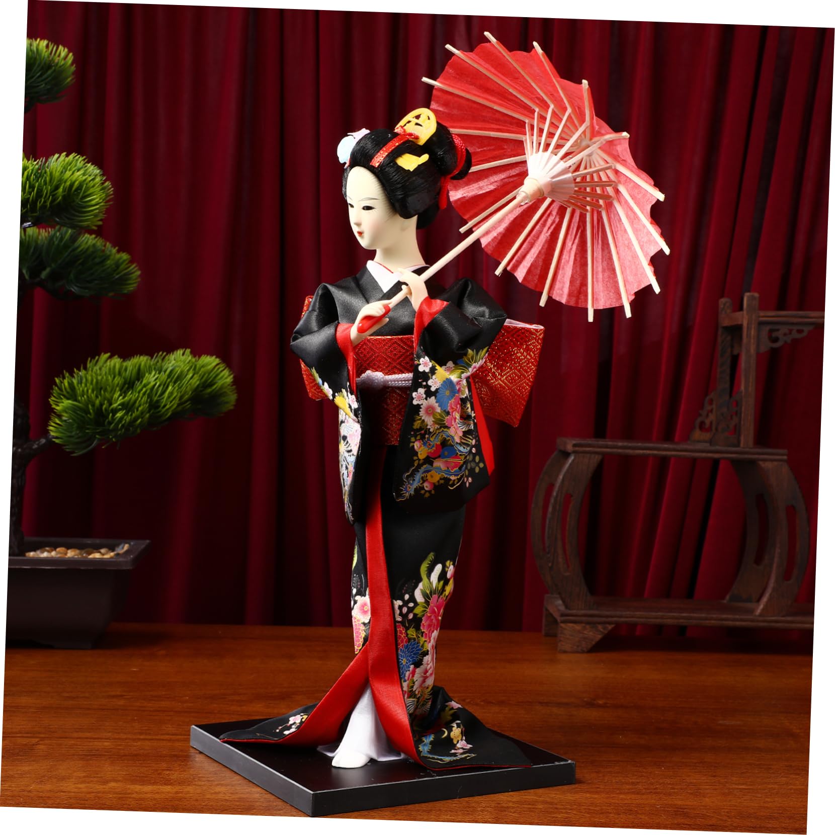 Amazon.co.jp: Holibanna 日本 芸者 着物 人形 伝統的な スタイル 日本
