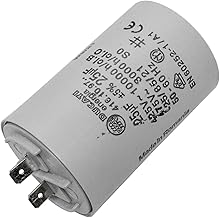 Lumonic condensatore di avviamento 416.10.97 A [incl. spina 6,3x0,8mm] | condensatore motore 25µF 400V 45x70mm I condensatore in contenitore plastico