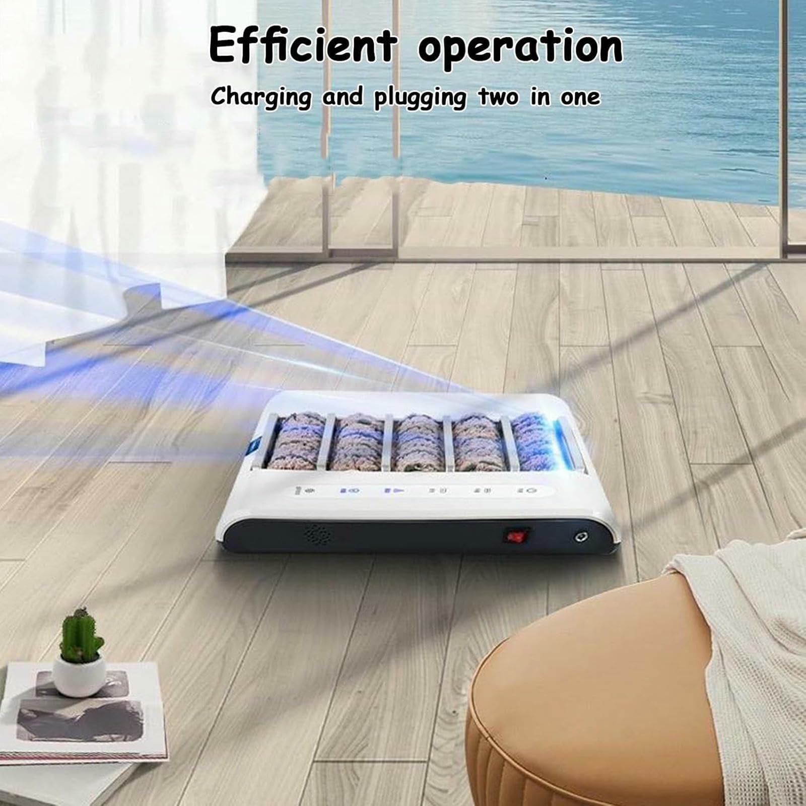 Máquina automática para la limpieza de suelas de zapatos, pulidora eléctrica inteligente por inducción para una limpieza eficiente del calzado, ideal para entradas de hoteles y zonas de mucho trá