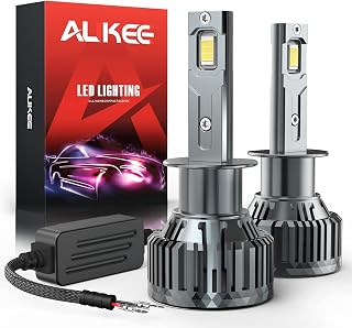 Au-kee H1 LED Bulbs 90W 16000lm 6000K Cool White Headlight Conversion Kit
