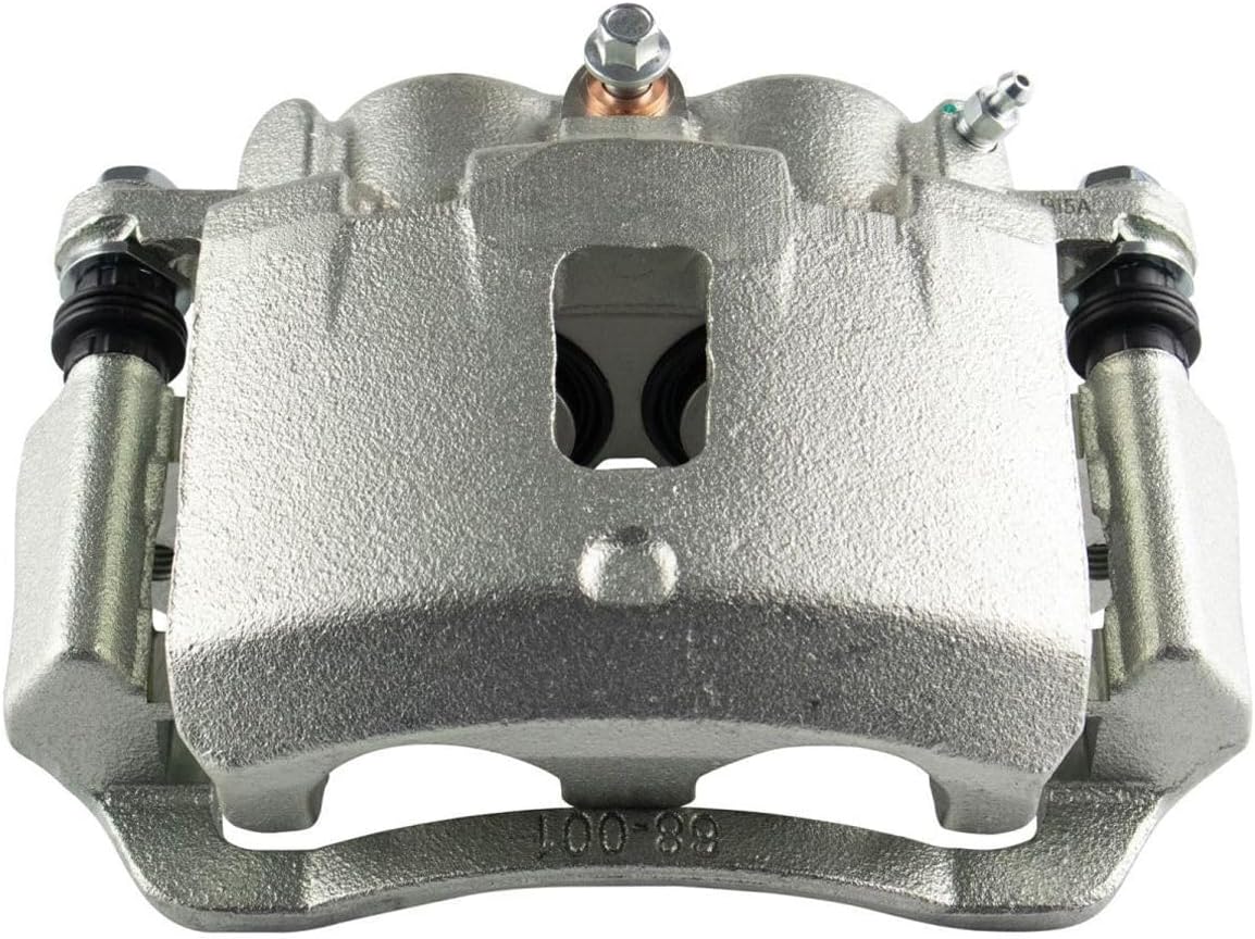 Disc Brake Caliper Assembly Rear Left Driver Side Cast Iron with Mounting Bracket Hardware 2-Piston Quantity for Chevy for 2500/3500 03-17,for GMC for Savana 2500/3500 03-17
