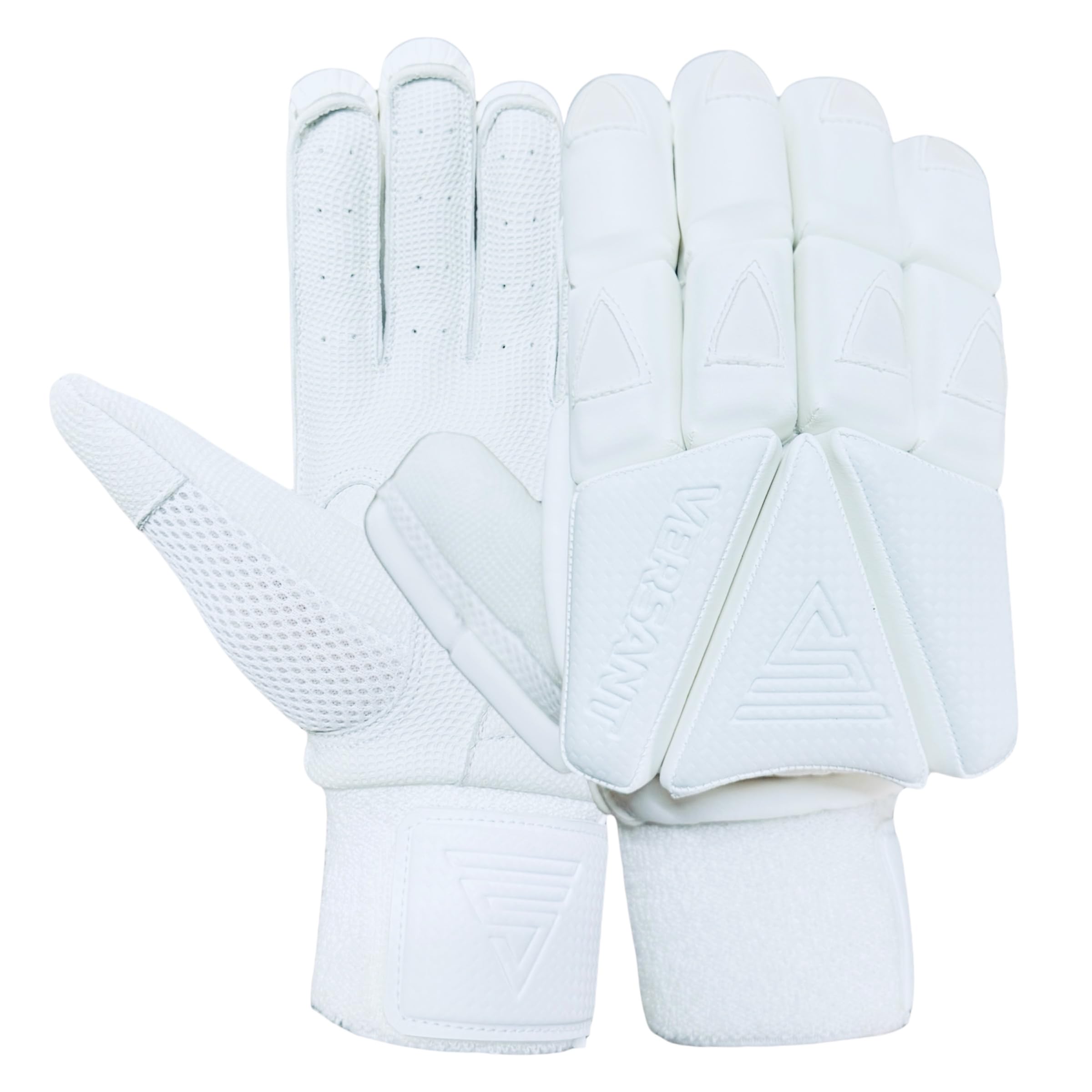 VERSANT LIT Cricket Batting Gloves (White, Youth, Right Handed)-image-38