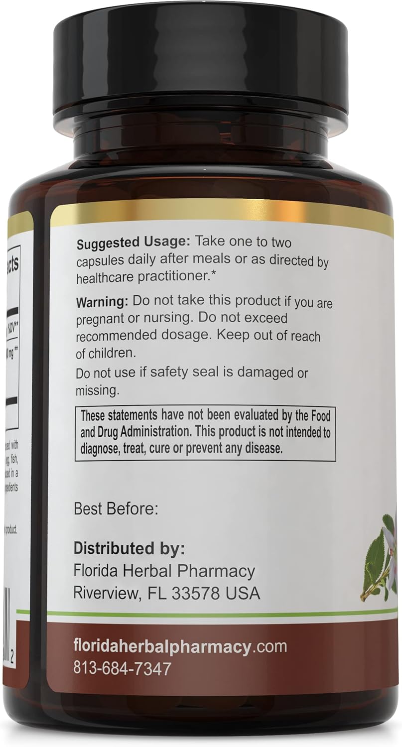 Florida Herbal Pharmacy, Buchu Leaf Extract Supplement Capsules - Image 2