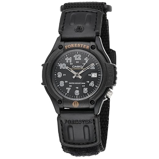 Casio FT500WC Series | Men's Analog Watch | 100 Meter Water Resistance | LED Light | Date Display | Leather/Cloth Band | Regular Time Keeping (HR, Min, SEC, PM, Date, Day) | 3 Year Battery