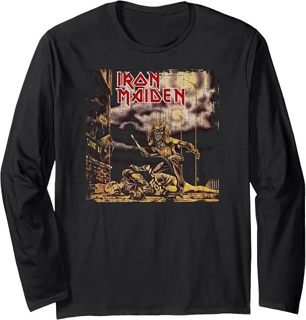 Playera de Manga Larga Sanctuary de Iron Maiden