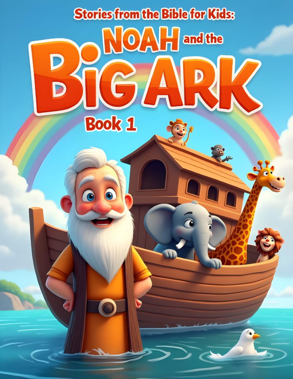 Stories from the Bible for Kids: Noah and the Big Ark — Book 1: A Gentle Story of Faith, Trust, and God’s Promises