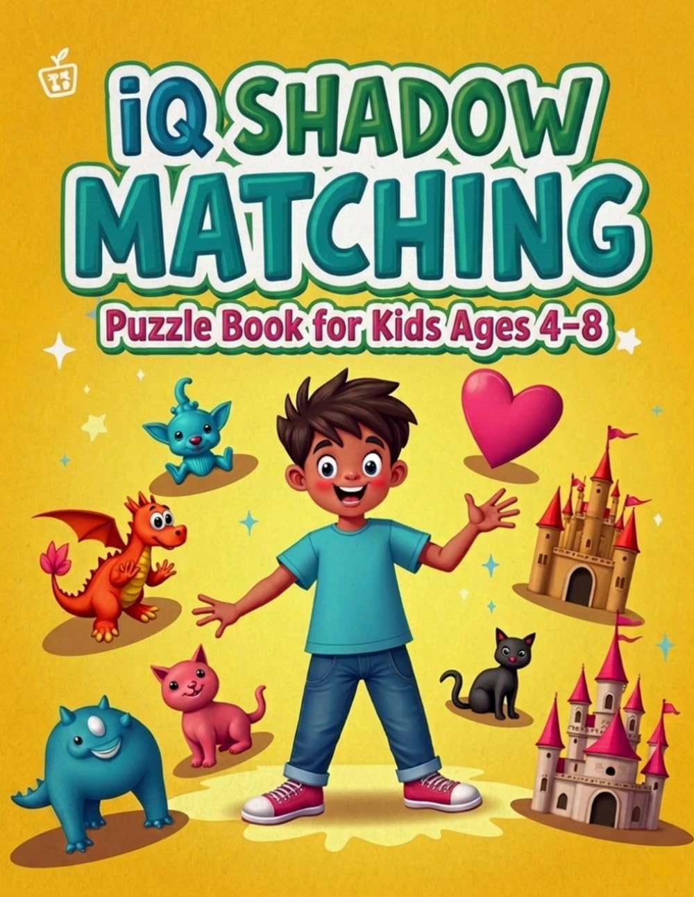 IQ Shadow Matching Puzzle Book for Kids Ages 4–8: An Engaging Activity Book to Boost Cognitive Skills and Visual Recognition
