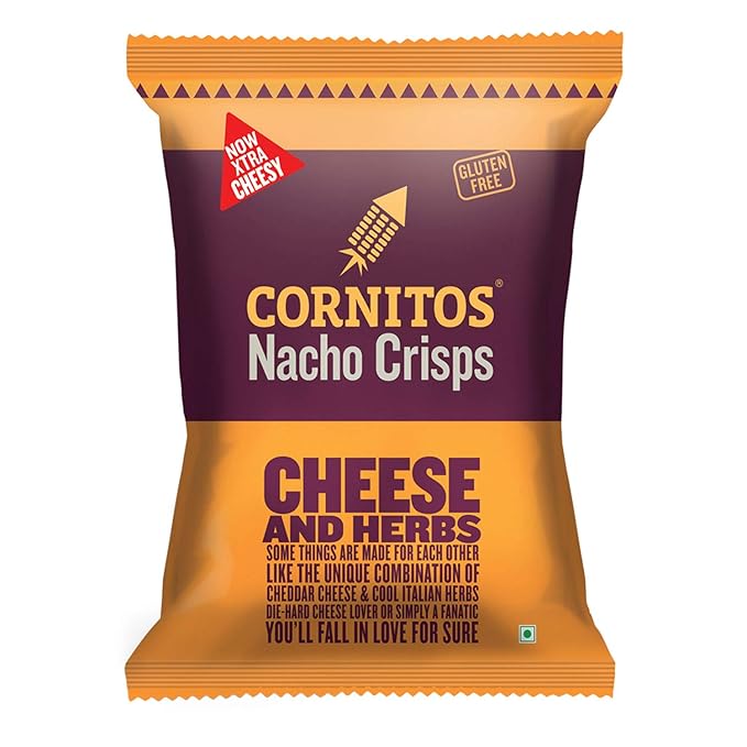Cornitos Nacho Crisps Cheese and Herbs, 55g
