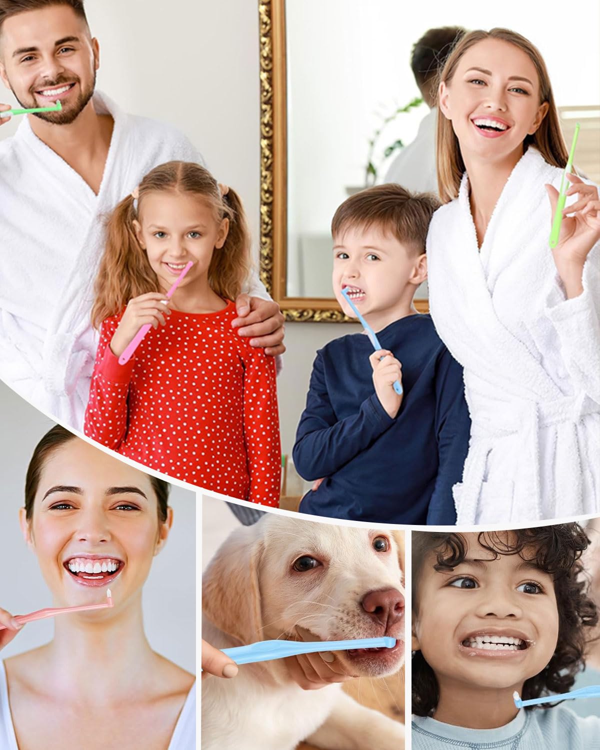 4 PCS Spazzolino Tuft da Denti,Conico e Rotondo Spazzolino Monociuffo,Pulizia Precisa Delle Gengive,Spazzolini Interdentale,per Pulizia di Dettagli e Apparecchi Ortodontici