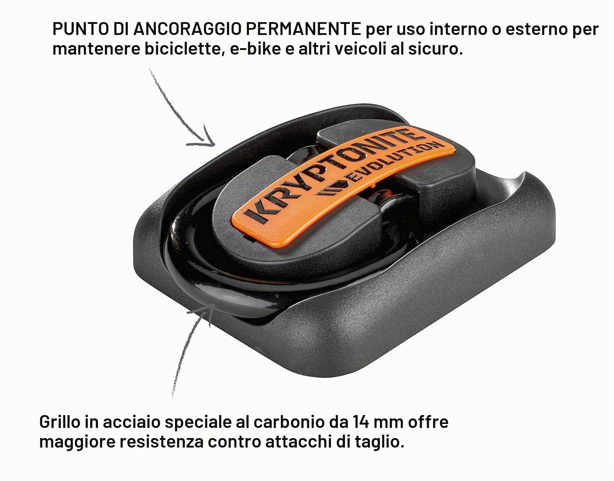 Kryptonite Ground Anchor - Ancora da pavimento