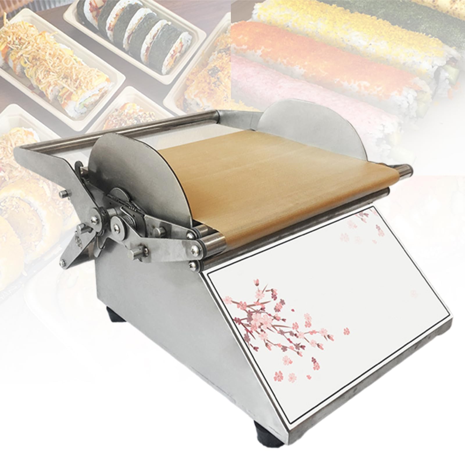 Máquina Manual para Hacer Rollos de Sushi, Molde Redondo de Acero Inoxidable, Superficie Lisa, tamaño Uniforme, Funcionamiento rápido, para el hogar y restaurantes.
