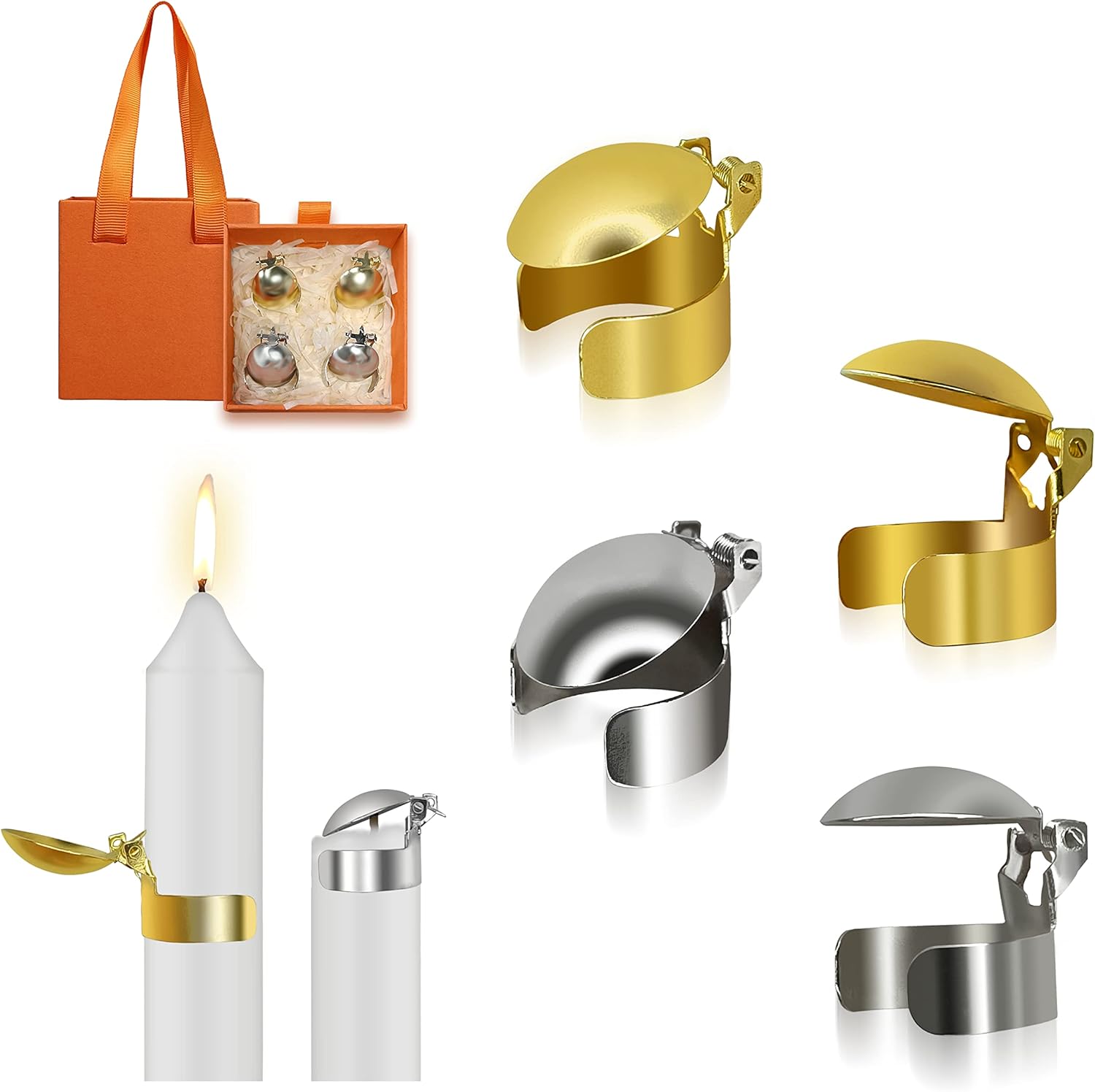 Automatic Candle Extinguisher Snuffer 4Pcs Swedish Candle