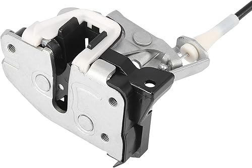 Miniatura 8 de X AUTOHAUX Actuador de cerradura de puerta Lado del motor Manija de puerta con bisagras con cable trasero izquierdo Lado del conductor para Ford