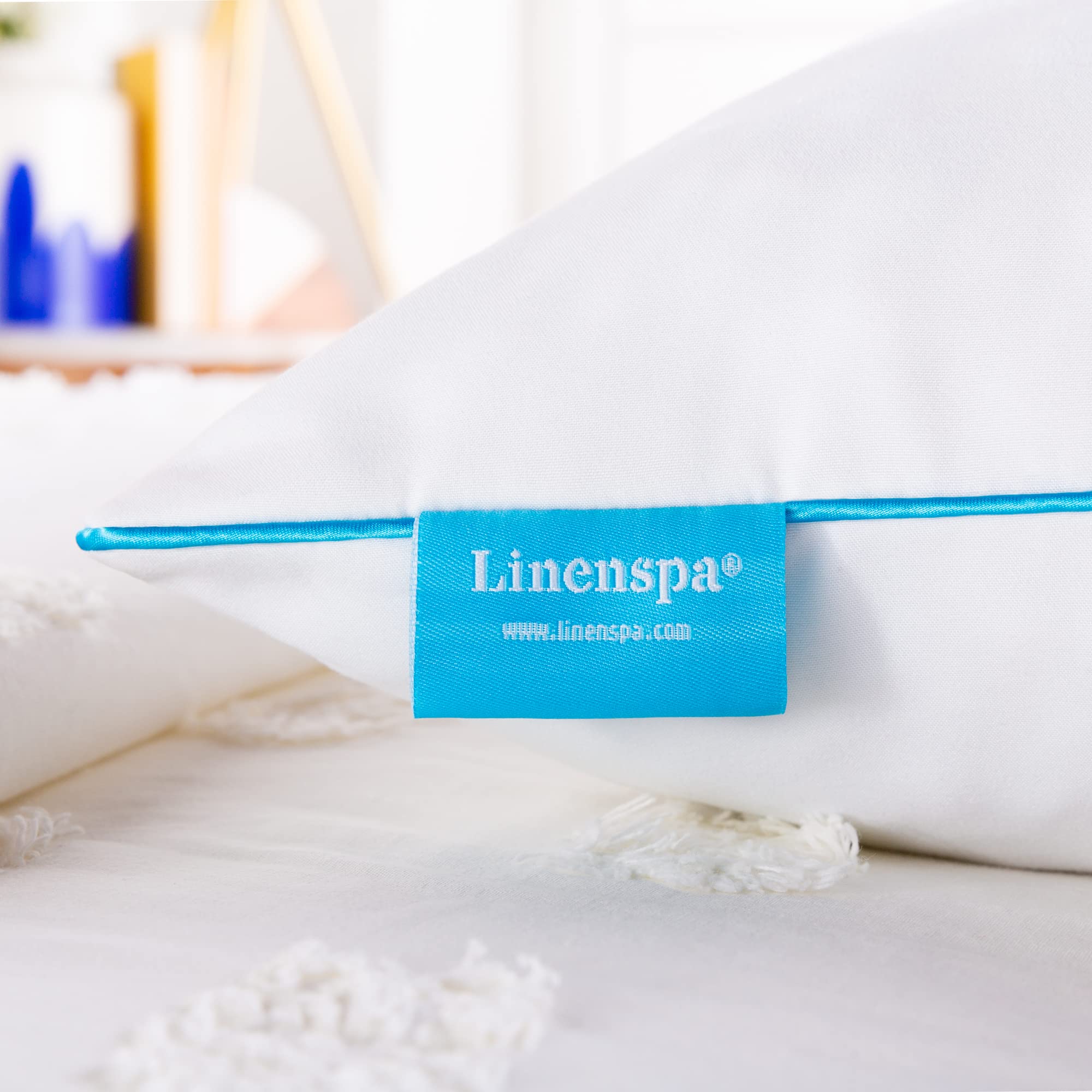 Linenspa Cuscino di fiocchi di memory foam, Set di 2