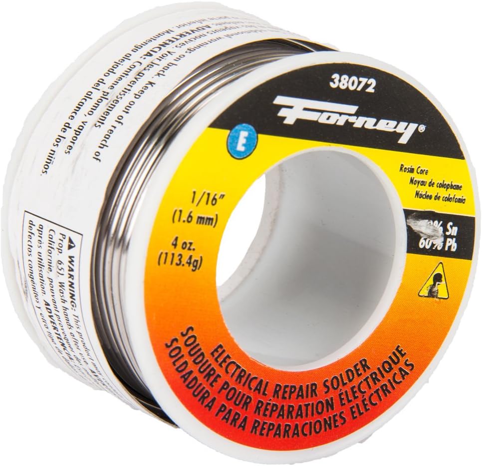 38072 Solder Rosin 1/16", 4 oz.,Silver