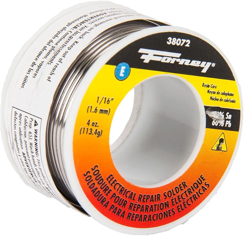 38072 Solder Rosin 1/16", 4 oz.,Silver
