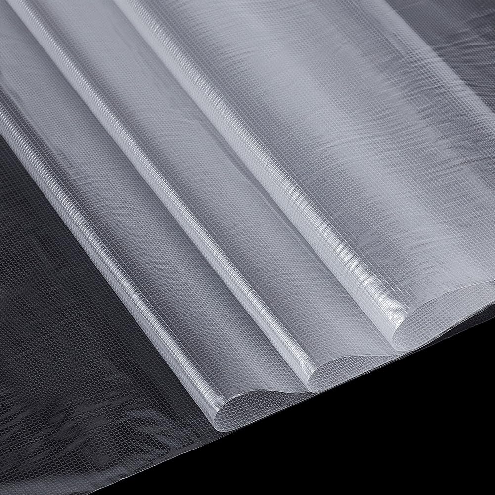 AHANDMAKER 10.93Yd Wash Away Embroidery Film 2 Roll 7.87 Inch Wide Embroidery Transfer Paper, Water Soluble Embroidery Stabilizer Topping Film for Embroidery, Topping and Hand Sewing