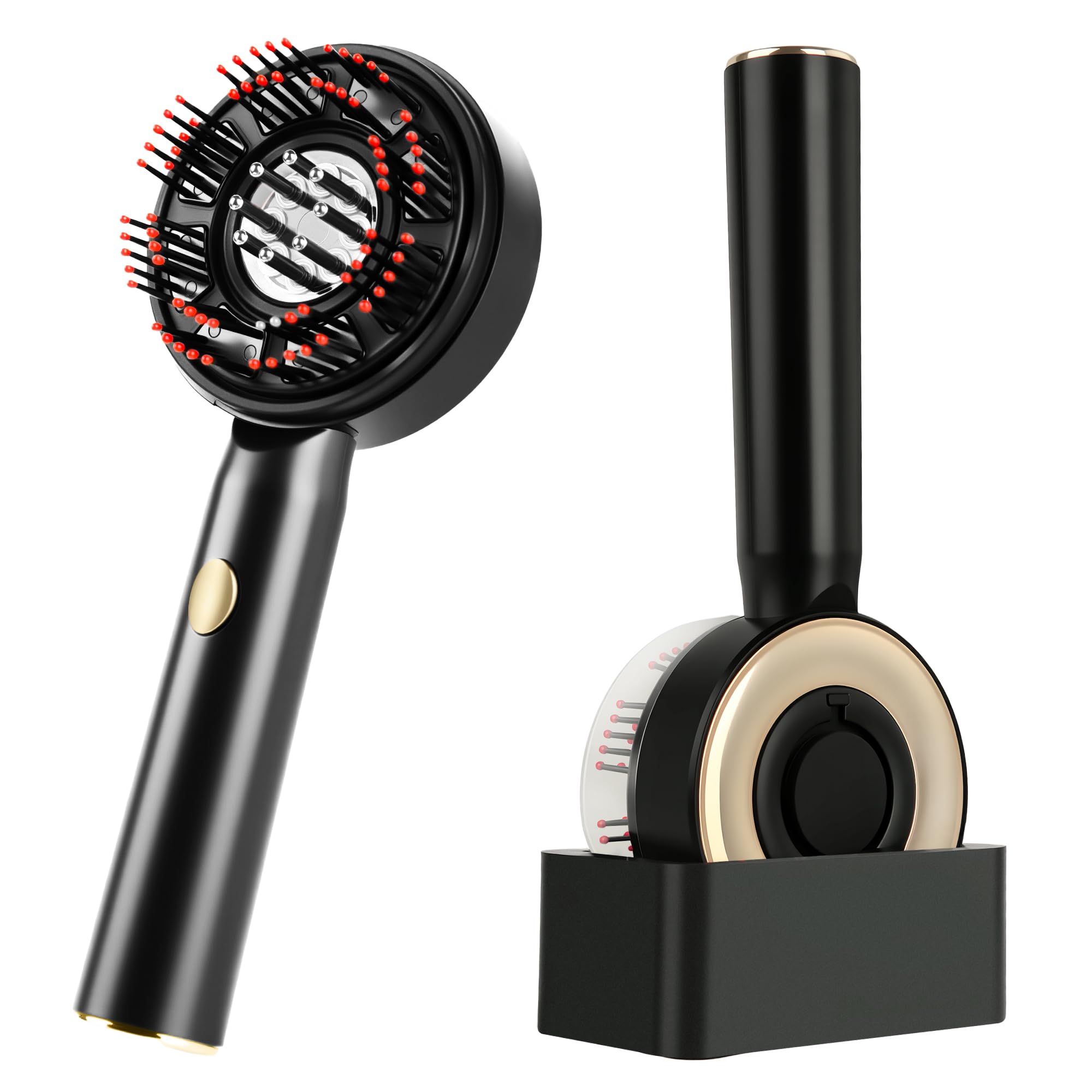 3 in 1 massaggiatore per cuoio capelluto, per la crescita dei capelli, applicatore di olio per capelli, spazzola elettrica per il cuoio capelluto per massaggiatore domestico (Deluxe