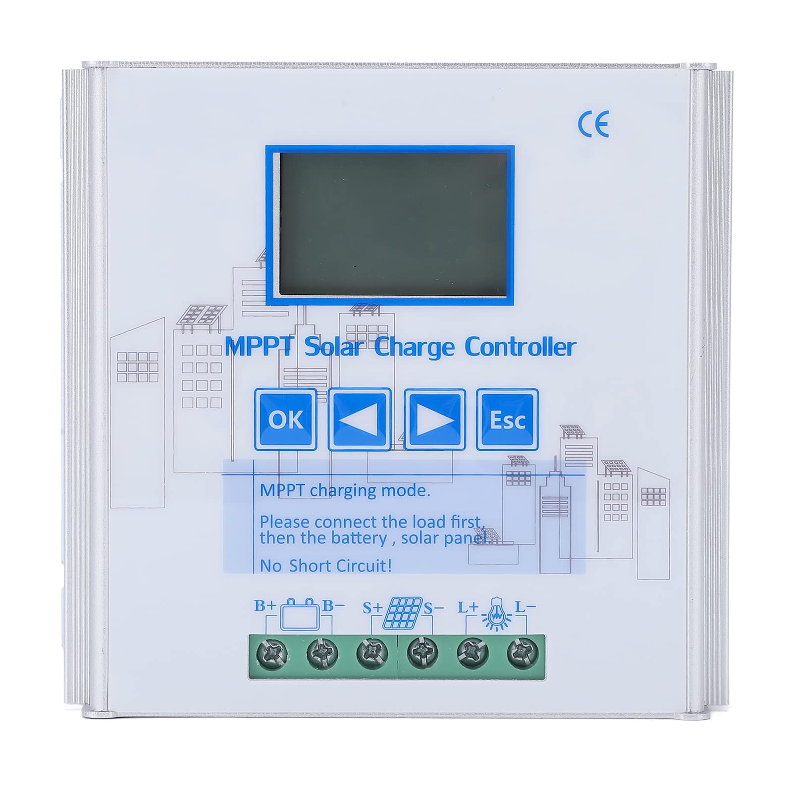 Controlador de Carga Solar MPPT Protección Antirretroceso de Alta