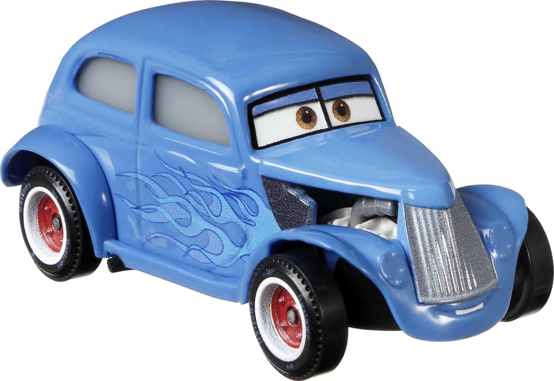 Cars Toys and Pixar Cars Hot Rod River Scott, Miniature, Collectible Racecar Automobile Toys Based on Cars Movies, for Kids Age 3 and Older, Multicolor