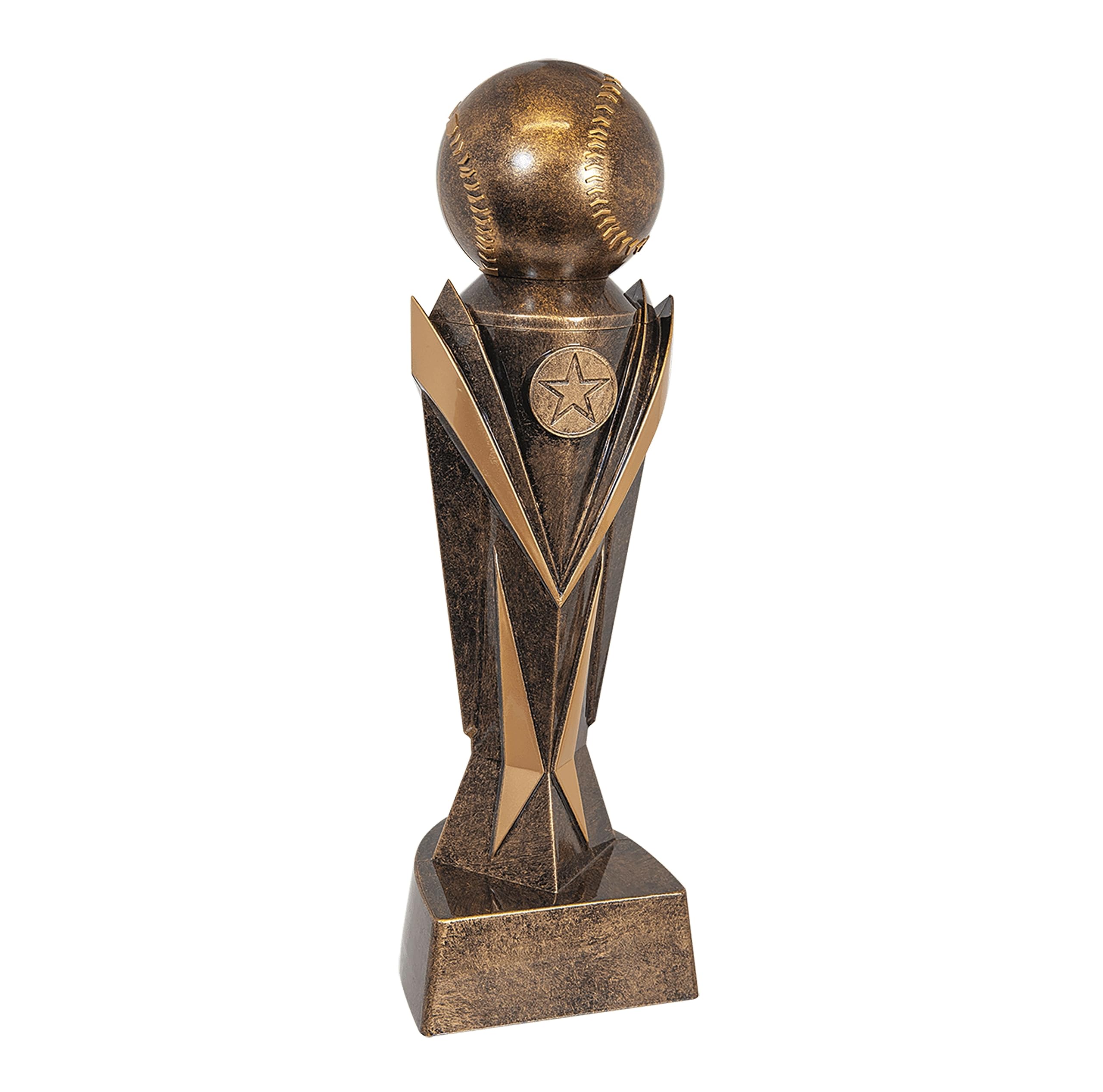 Decade Awards Baseball Astro Trophy - 7, 8.75 or 10.75 Inch Tall | Softball Award - Engraved Plate On Request