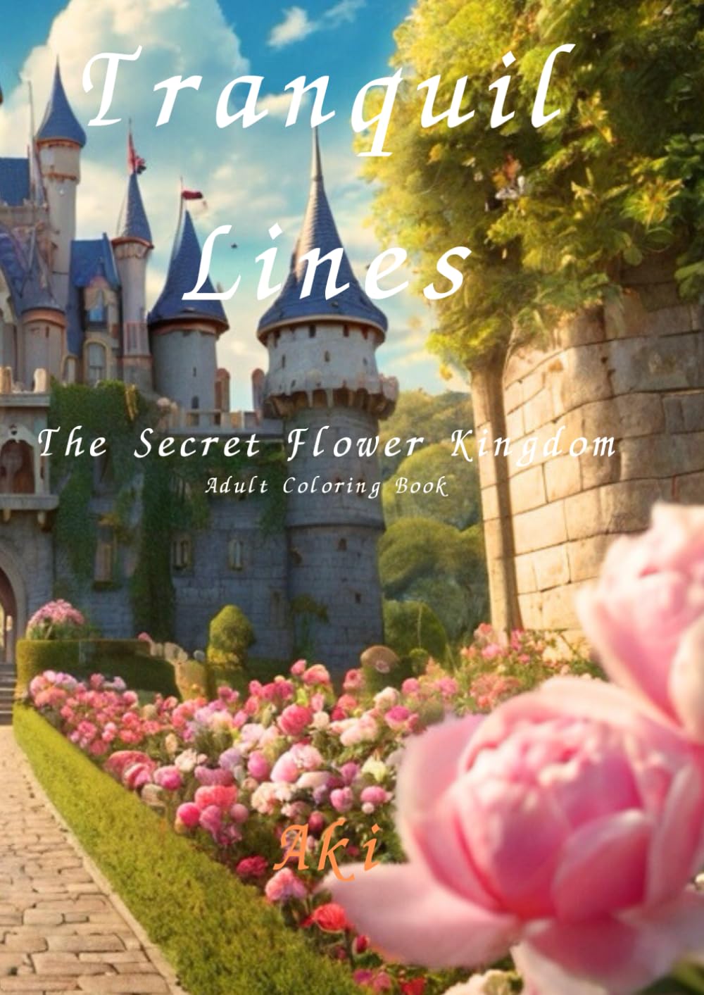Tranquil Lines: The Secret Flower Kingdom:Adult Coloring Book